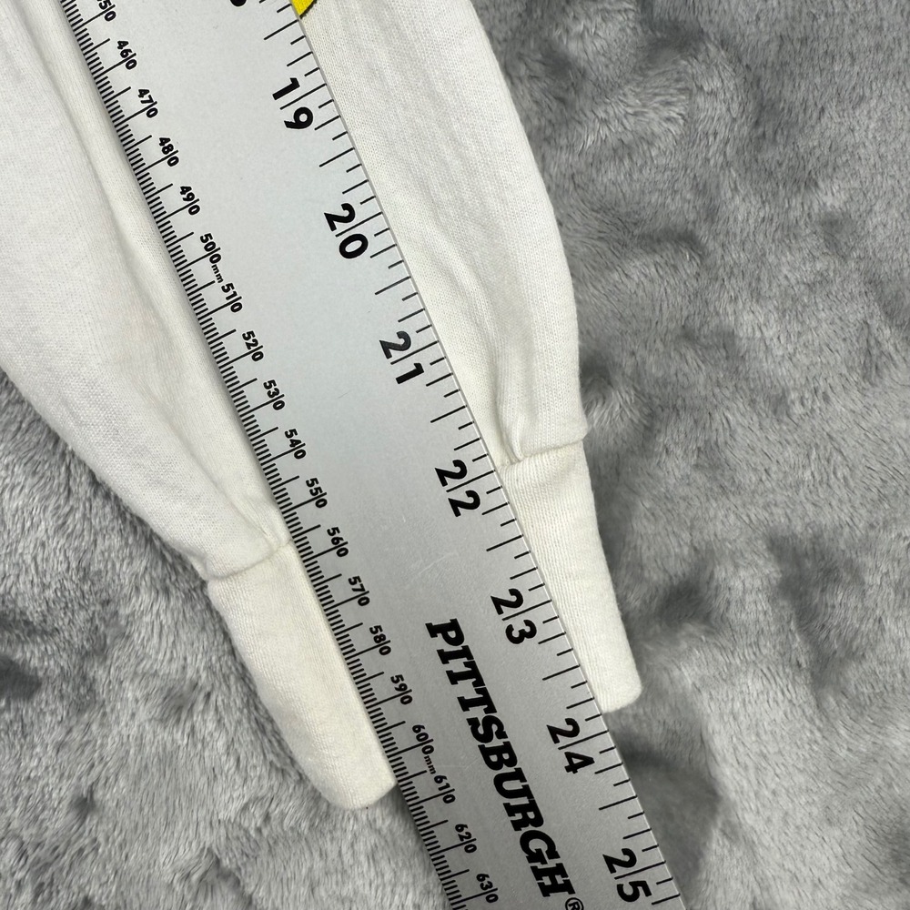 Looney Tunes Long Sleeve Graphic T-Shirt White Rainbow Characters Mens Small S - Picture 8 of 14